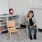 Flash Furniture Natural Plastic Stackable School Chair with 10.5" Seat Height, PK10 10-YU-YCX-003-NAT-GG - alternate 7